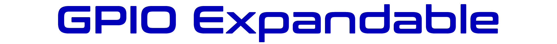 GPIO Expandable