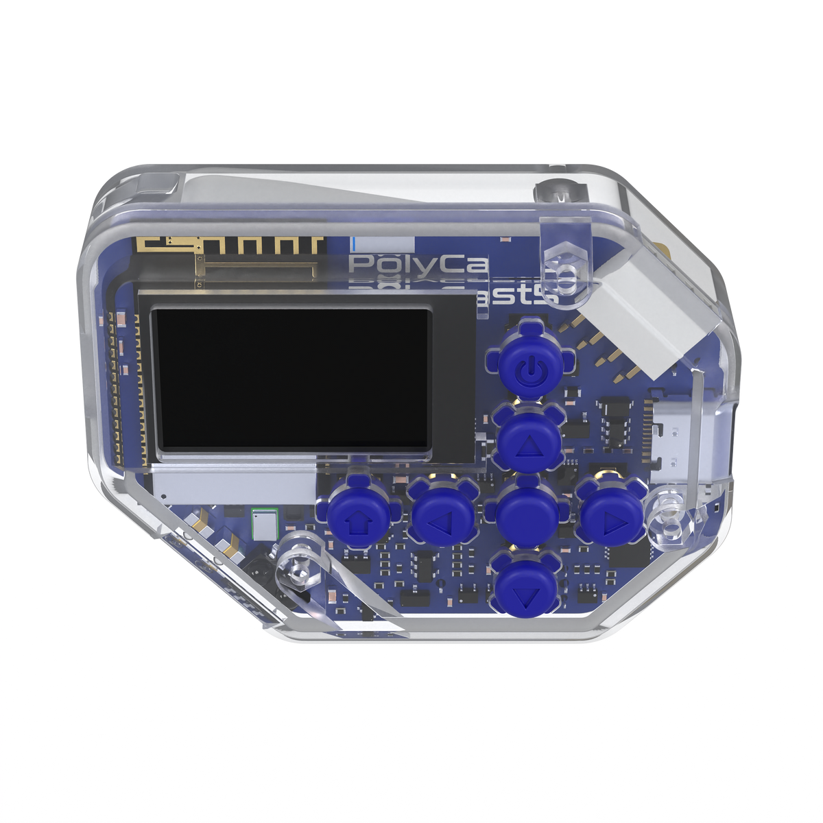 Transparent, top view