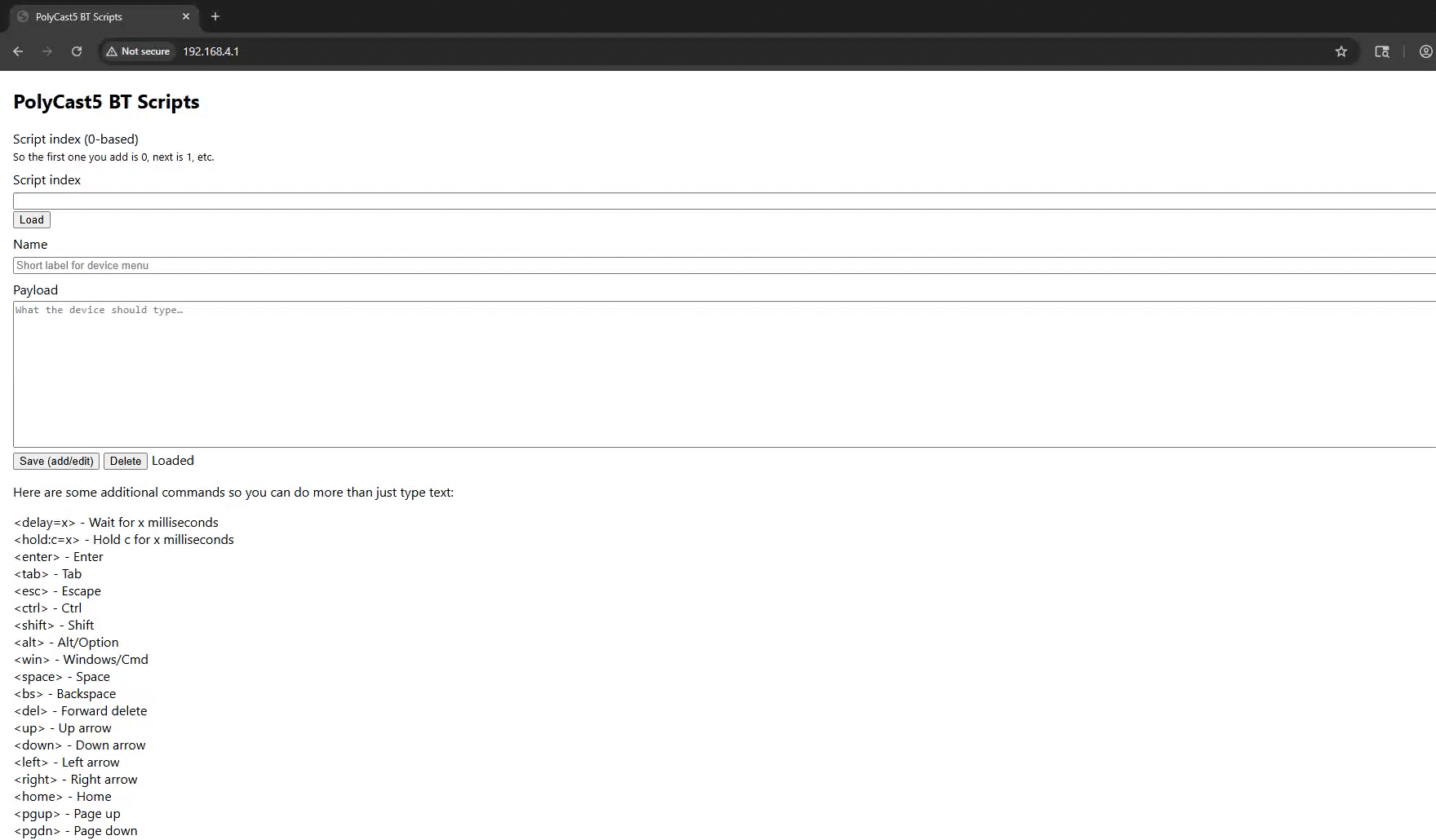 Create your own scripts